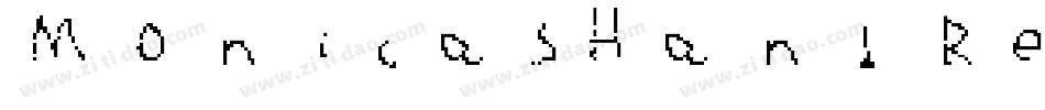 MonicasHand Regular字体转换